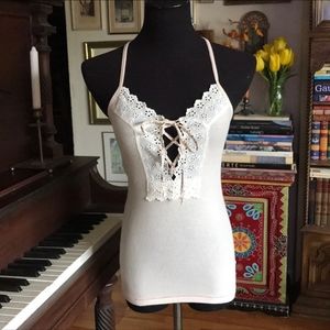 Free People Eyelet Cami 🌻